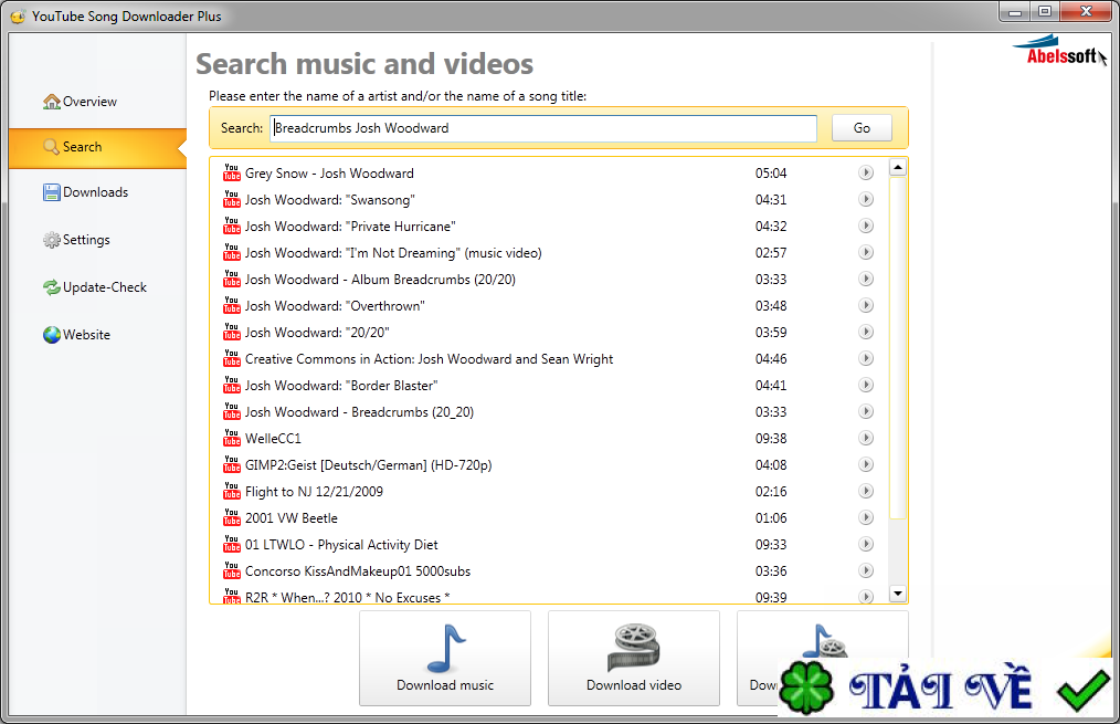 Abelssoft YouTube Song Downloader Plus