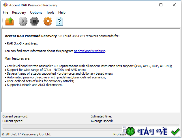 accent-rar-password-recovery-professional image