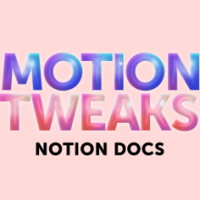 Aescripts Motion Tweaks 1 Công cụ tinh chỉnh chuyển động mạnh mẽ