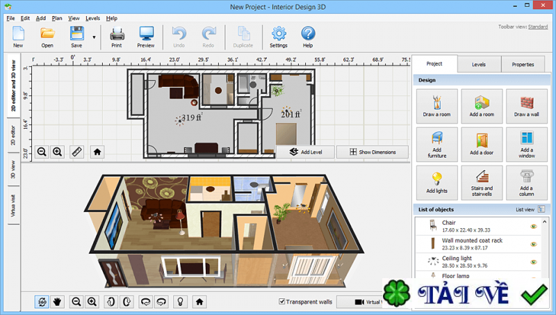 ams-software-interior-design-3d image