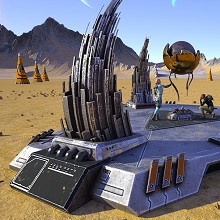 3D Software Tạo mẫu Monolith Người Ngoài Hành Tinh