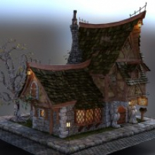 Apothecary Shop Expansion for Old Crone’s Home 3D Model