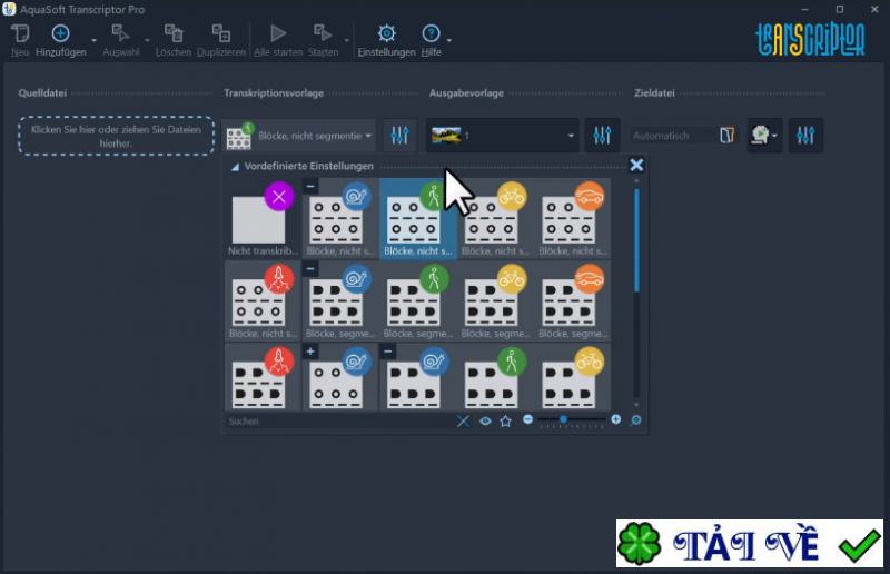 aquasoft-transcriptor image
