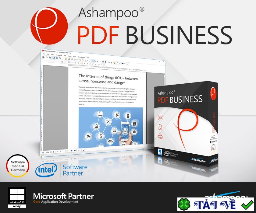 Ashampoo PDF Pro 5.0 Chỉnh sửa PDF chuyên nghiệp