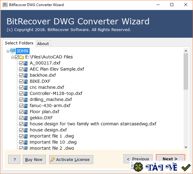 bitrecover-dwg-converter-wizard image