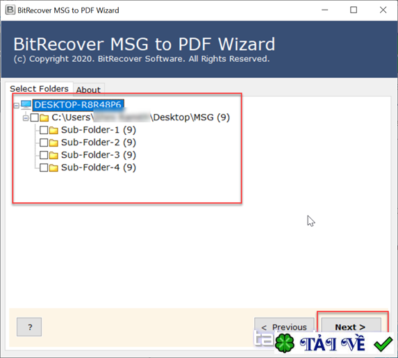 bitrecover-msg-converter-wizard image