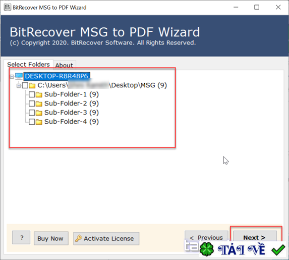 bitrecover-msg-to-pdf-wizard image