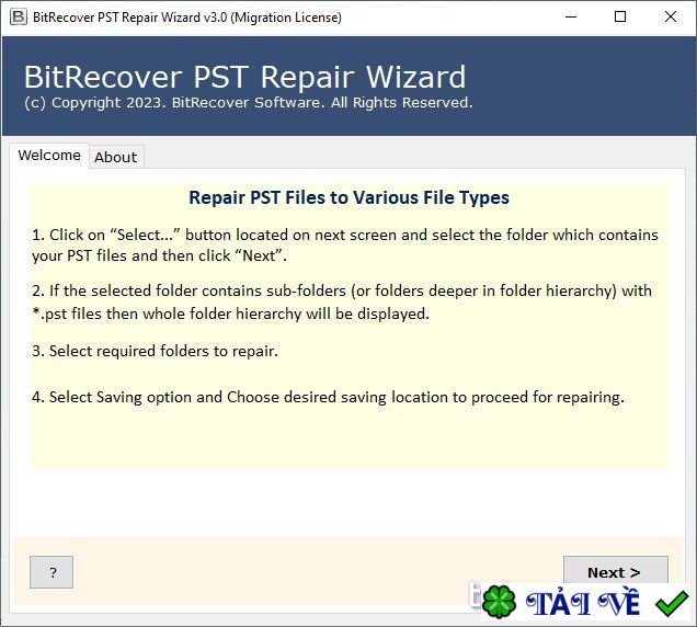 bitrecover-pst-repair-wizard image