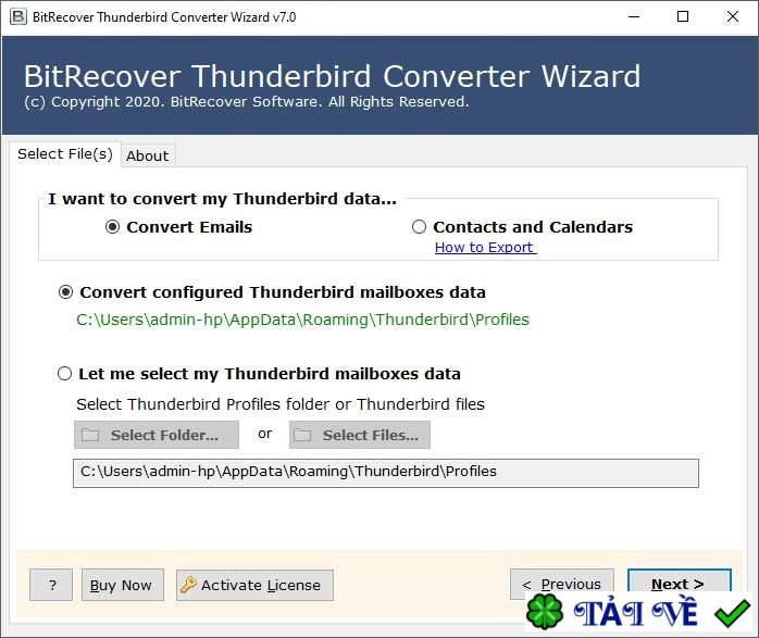 bitrecover-thunderbird-converter-wizard-1 image