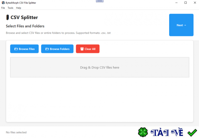 bytesmorph-csv-file-splitter image