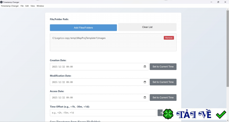 cainey-studio-timestamp-changer image