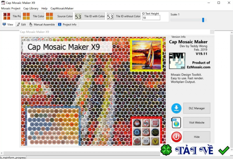 cap-mosaic-maker image
