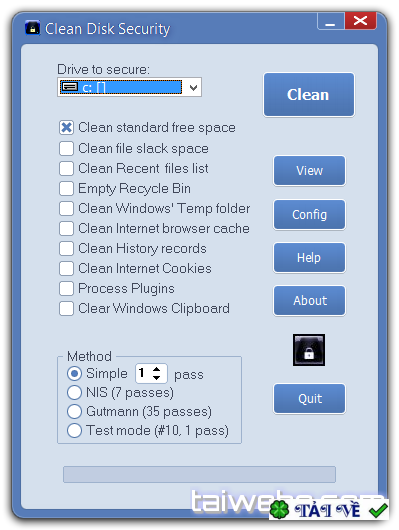 clean-disk-security image