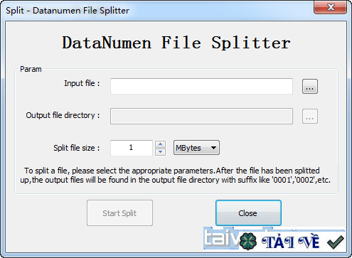 datanumen-file-splitter image