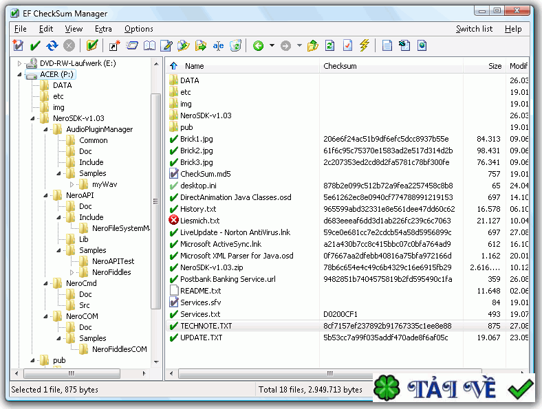 ef-checksum-manager-1 image