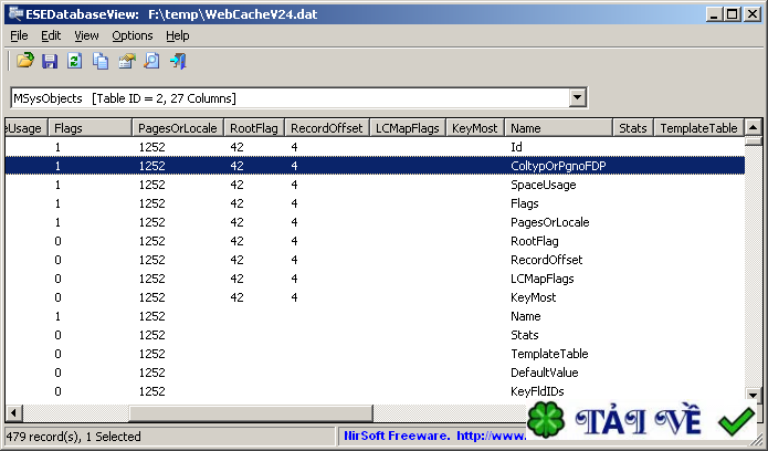 esedatabaseview image