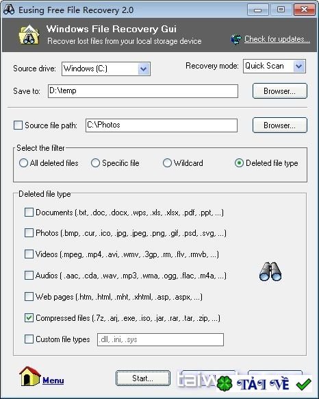 eusing-free-file-recovery image