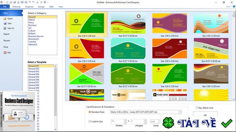 eximioussoft-business-card-designer-pro-1 image
