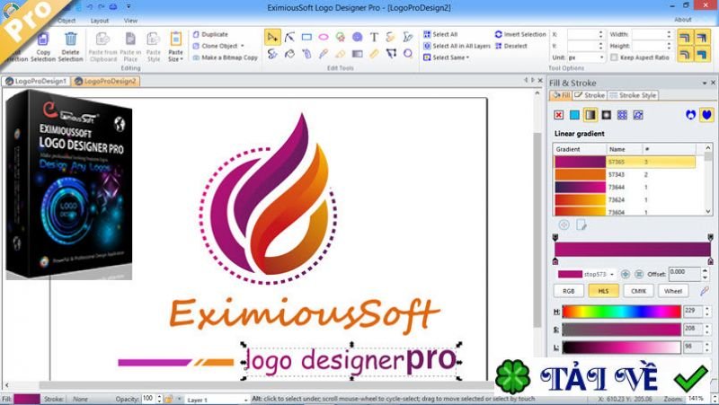 eximioussoft-logo-designer-pro-portable image