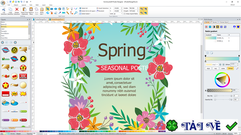 eximioussoft-poster-designer image