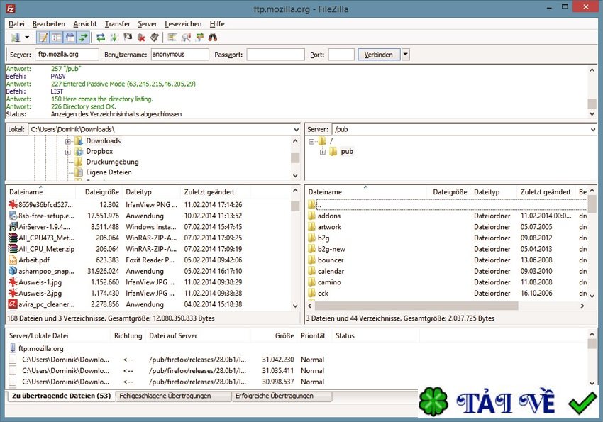 filezilla-1 FileZilla