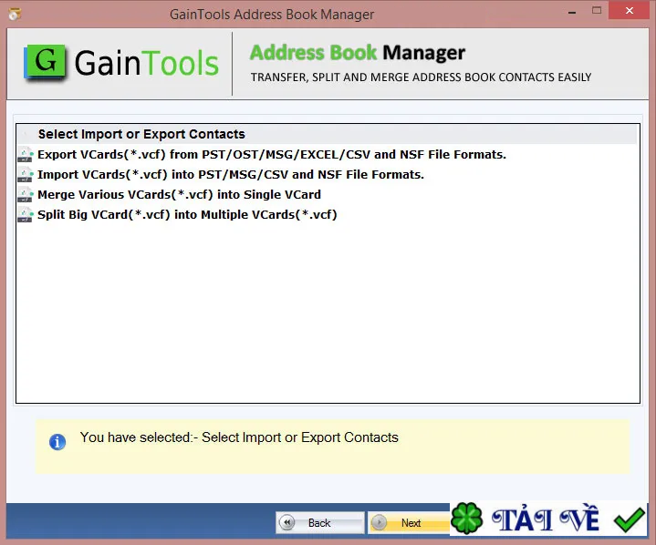 gaintools-address-book-manager image