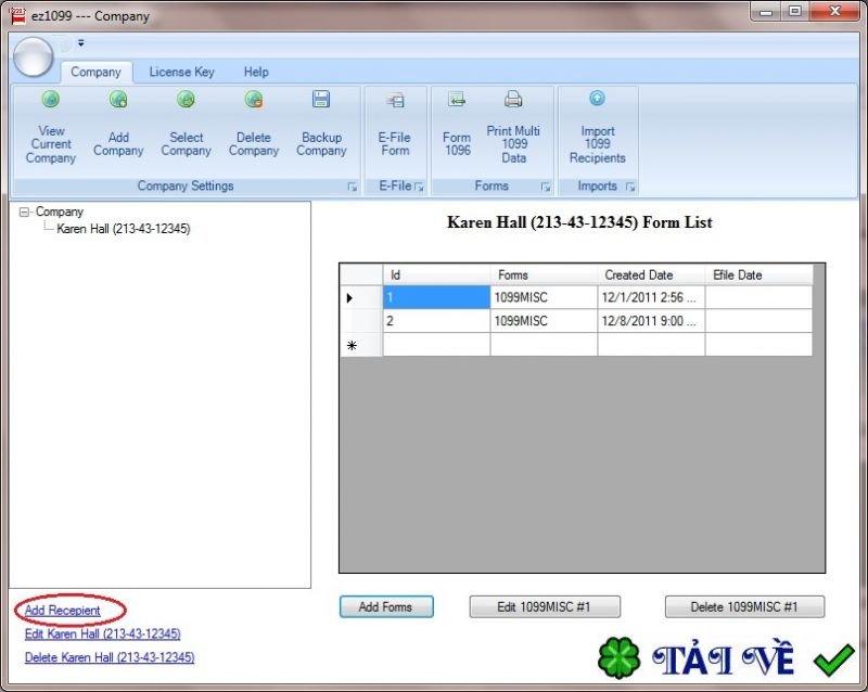 halfpricesoft-ez1099 image