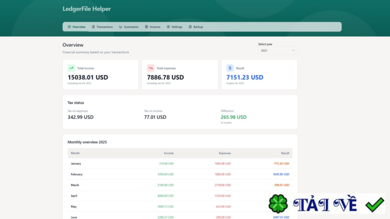 ledgerfile-helper image