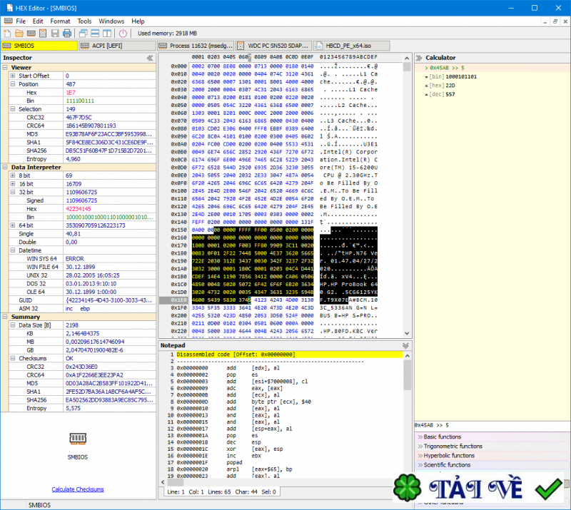 mitec-hexadecimal-editor image