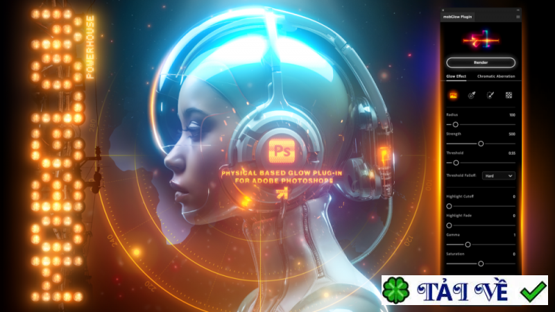 mobglow-photoshop-plugin image