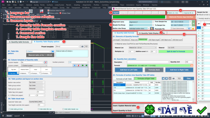 ntcl-soft-section-view-quantity-take-off-tool image