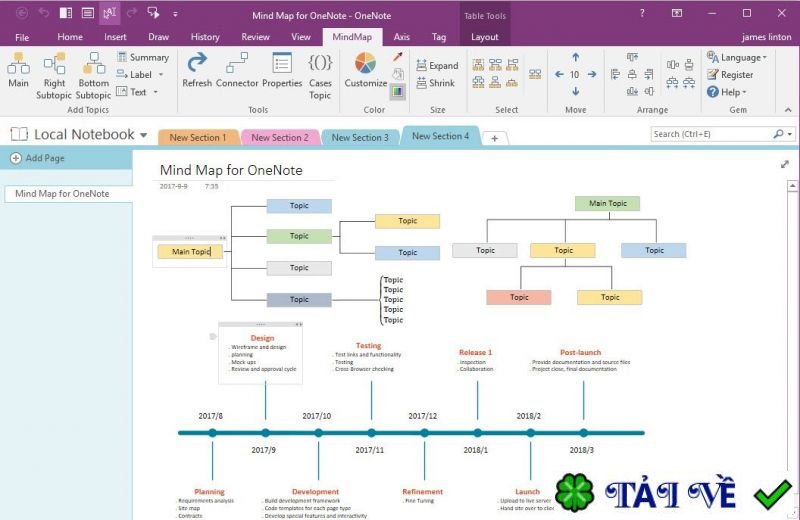 onenotegem-mind-map-for-onenote image