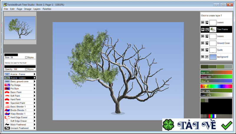 pixarra-twistedbrush-tree-studio-1 image