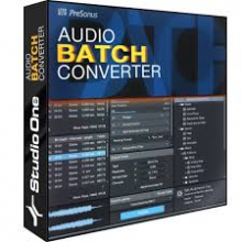 PreSonus Audio Batch Converter 1.0 Chuyển đổi định dạng âm thanh hàng loạt