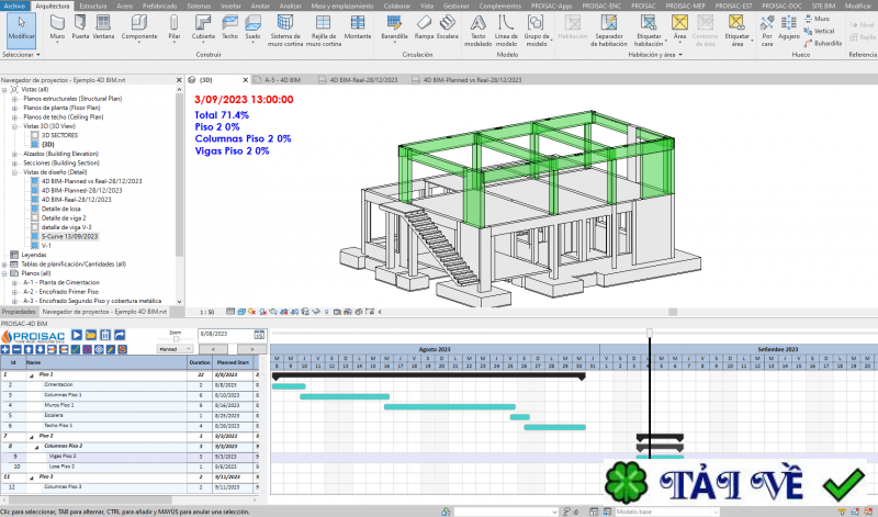 proisac-bim-vdc-4d-bim image