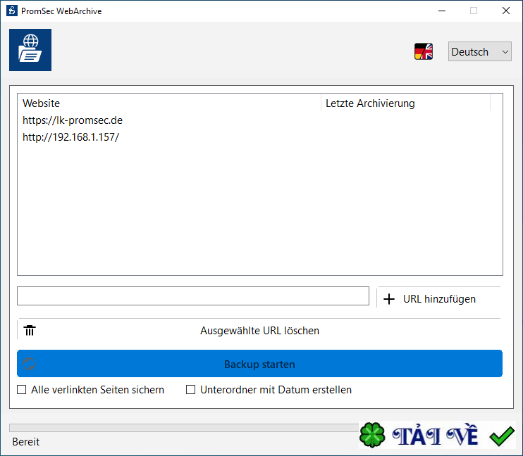 promsec-webarchive image