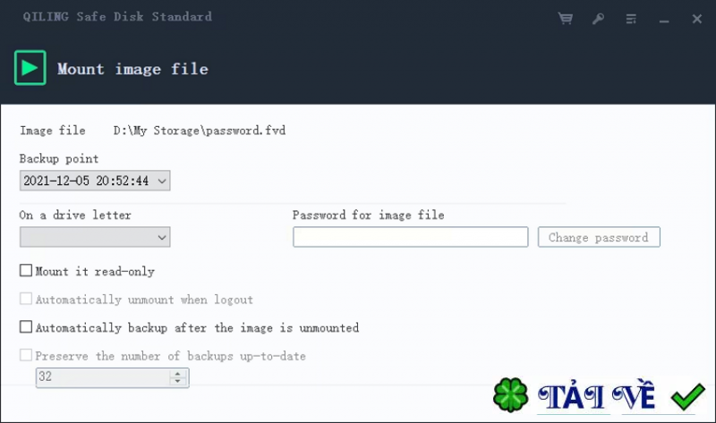 qiling-safe-disk-standard image