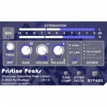Raising Jake Studios Pristine Peaks 1 – Tạo âm thanh sắc nét VST/AAX