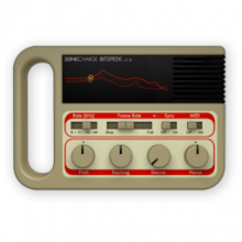 The search results indicate that Sonic Charge Bitspeek is a real-time pitch-excited linear predic…