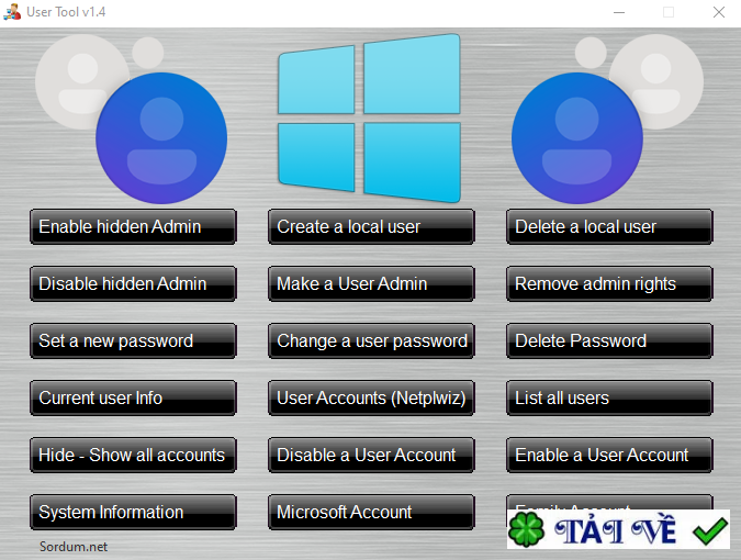 sordum-user-tool image