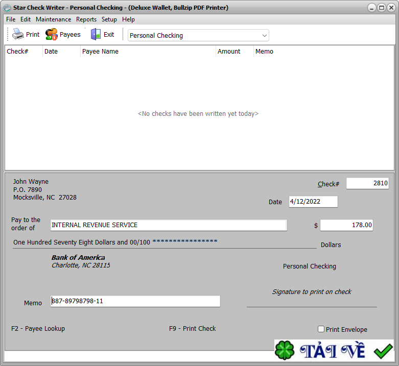 star-check-writer image