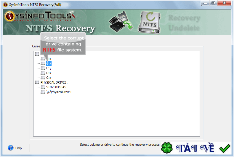 sysinfotools-ntfs-recovery image