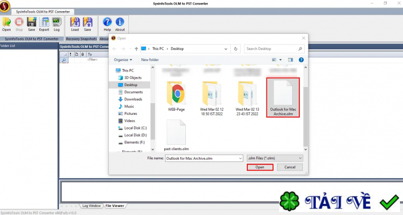 sysinfotools-olm-to-pst-converter-main image
