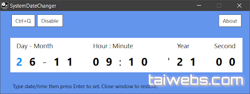 systemdatechanger image