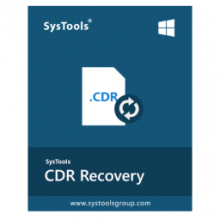 SysTools CDR Recovery 4.0 Khôi phục tệp CDR hư hỏng