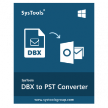 SysTools DBX to PST Converter 8.0 Di chuyển email DBX sang PST