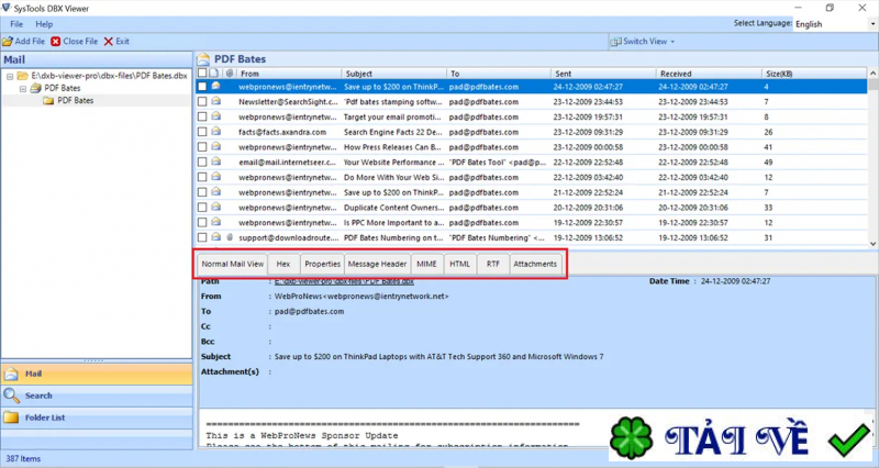 systools-dbx-viewer-pro-plus image