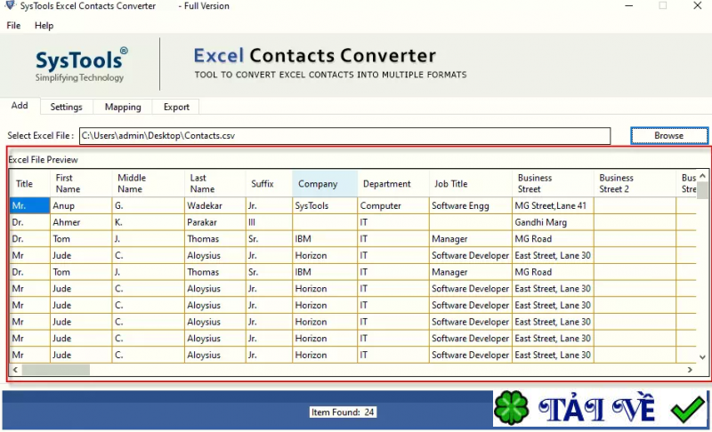 systools-excel-contacts-converter image