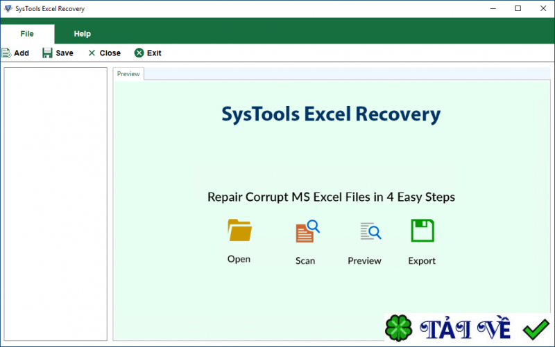 systools-excel-recovery image