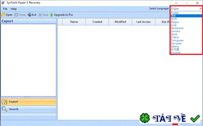 systools-hyper-v-recovery image